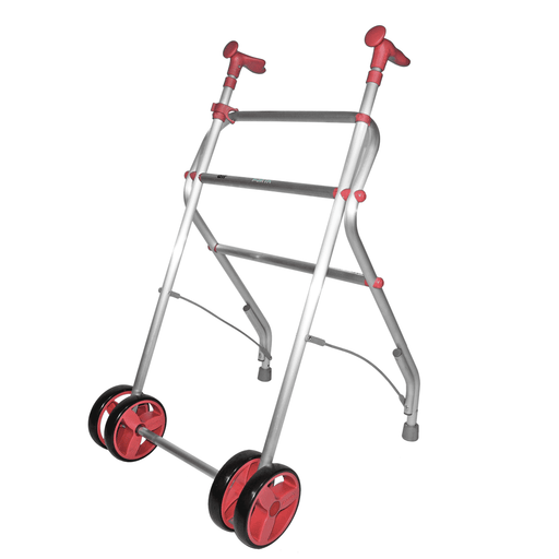 Andador de Interior AIR Forta  Ligero 2,56 kg, Compacto 48,5 cm, Plegable, Puños Regulables 85-91 cm