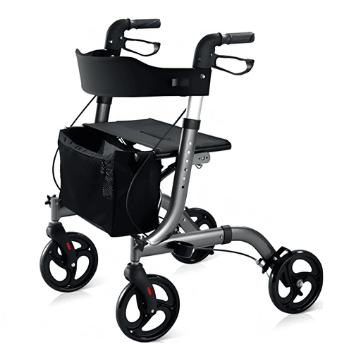 Andador Rollator para adultos plegable y desmontable 2224 con ruedas y freno