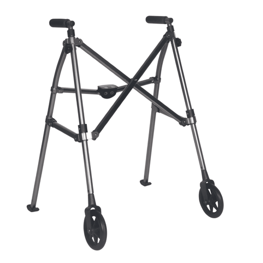 Andador de aluminio plegable compacto con ruedas 2104