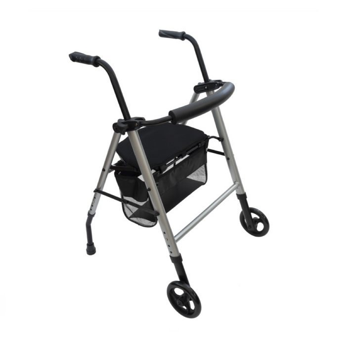 Andador Rollator de aluminio con ruedas y asiento regulable 2214N