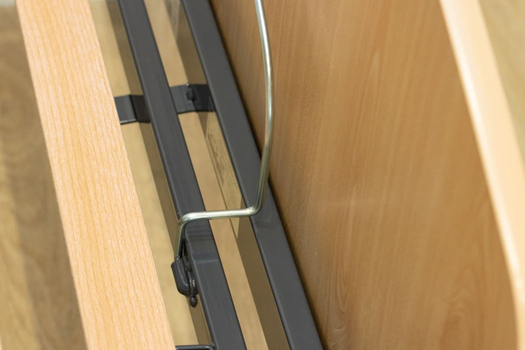 Cama articulada eléctrica de somier 105cm + colchón PU + cabecero + piecero + carro elevador + barandillas plegables