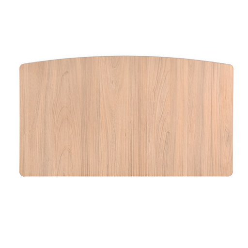 Cabecero + piecero Nalda de DM en acabado madera con cantos redondeados para cama articulada