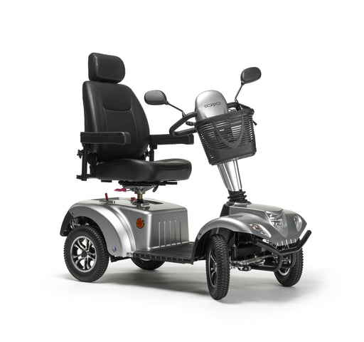Scooter eléctrica con ruedas neumáticas y suspensión baja de gran agarre