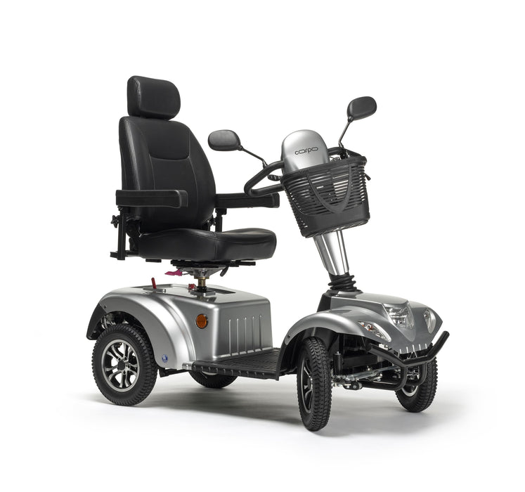 Scooter eléctrica con ruedas neumáticas y suspensión baja de gran agarre