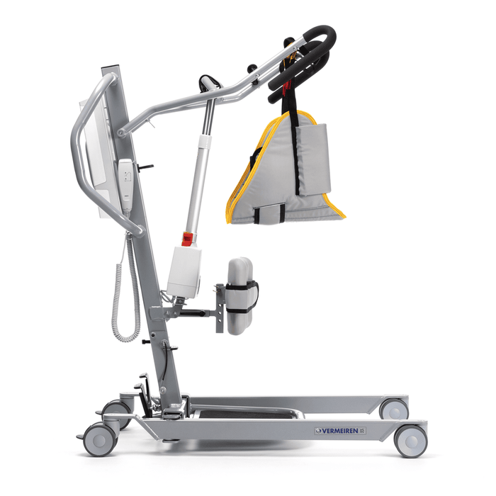 Grúa de transferencia de bipedestación de hasta 150kg Albatros para mayores con arnés