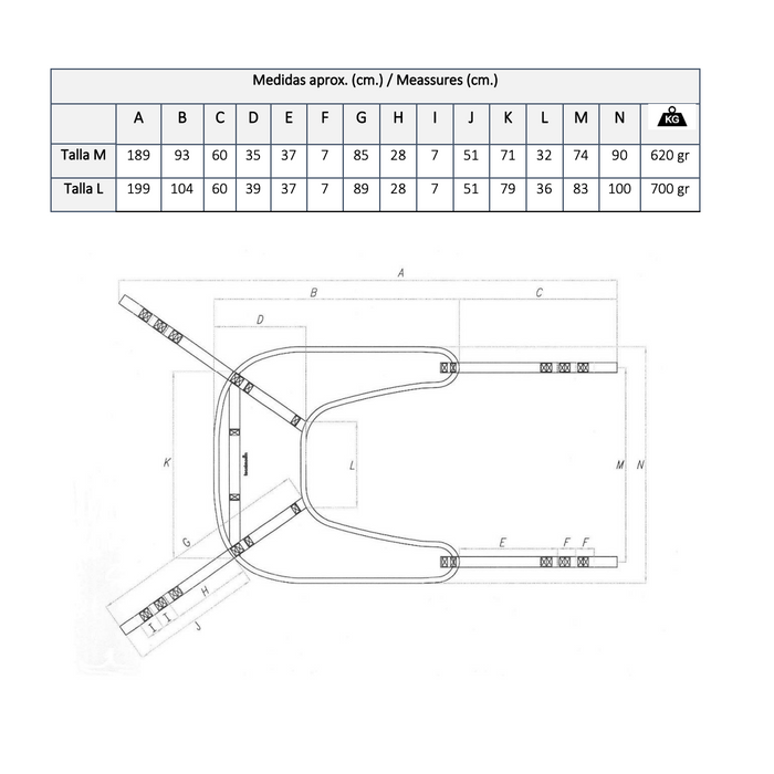 Grúa de transferencia desmontable para personas mayores Powerlift 175 capacidad hasta 175kg
