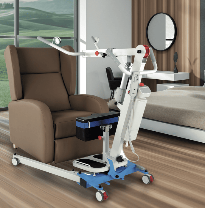 Grúa Powerlift Up 1 hasta 200kg para traslado de bipedestación ideal para la incorporación y/o descenso de pacientes