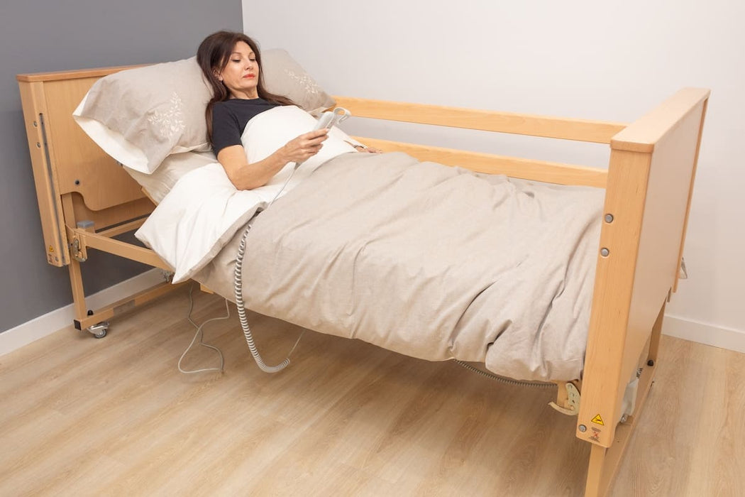 Cama articulada eléctrica Trend y antitrend elevación de 35 a 75cm con colchón visco