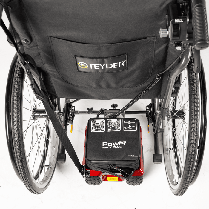 Motor potente de hasta 300W para instalar en sillas de ruedas manuales