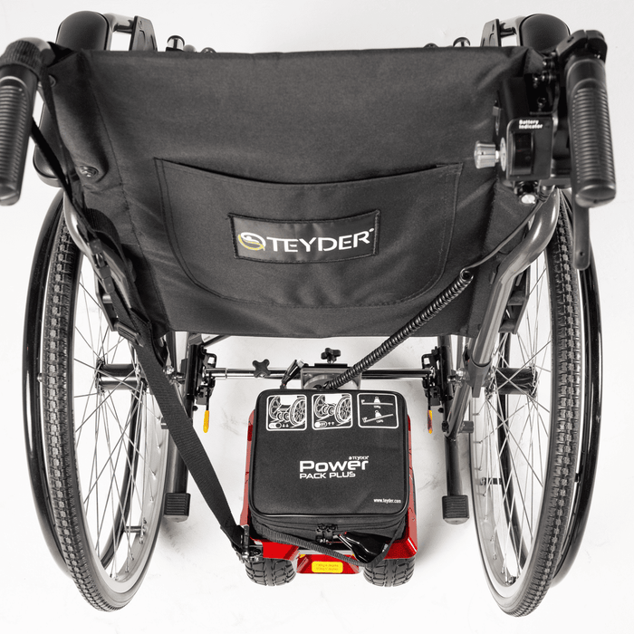 Motor potente de hasta 300W para instalar en sillas de ruedas manuales