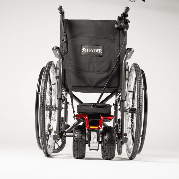 Motor potente de hasta 300W para instalar en sillas de ruedas manuales