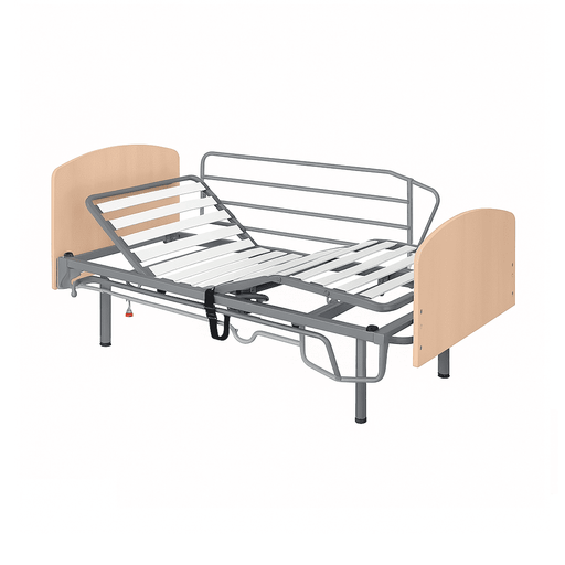 Pack de cama articulada Nules eléctrica de somier 90cm + cabecero + piecero + patas niveladoras + barandillas plegables