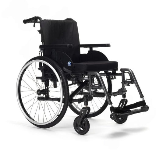 Silla de ruedas auto propulsable con respaldo reclinable 30º