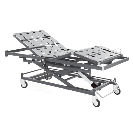 Cama Articulada Eléctrica Recom Leza Plus con carro elevador y somier de planchas PVC