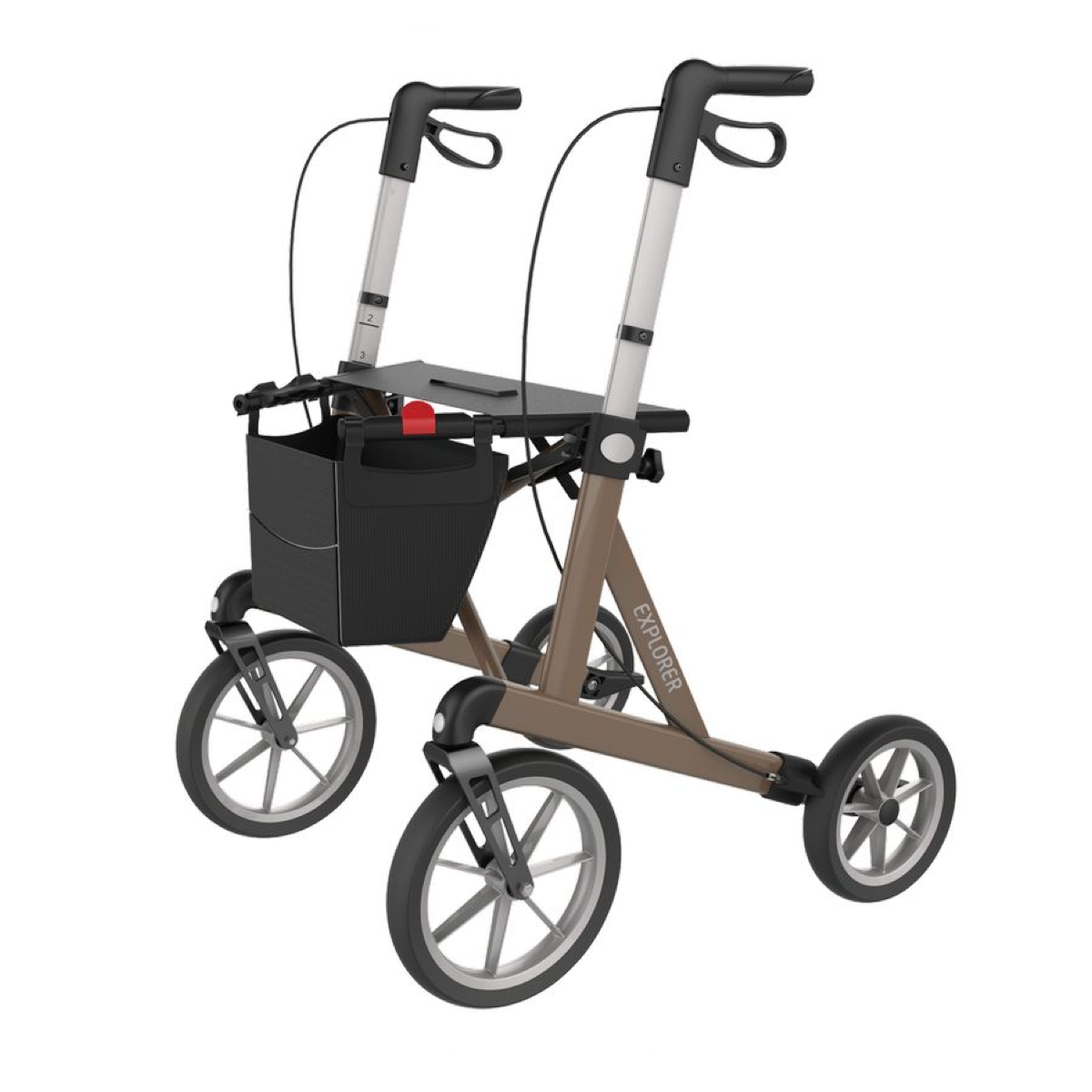 Andador todoterreno con ruedas blandas y grandes de hasta 28cm