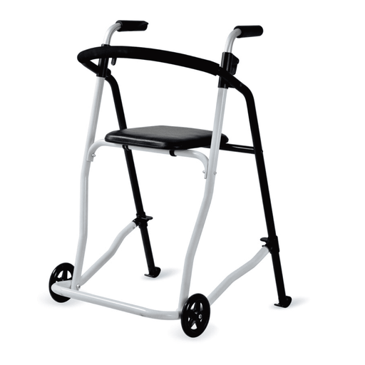 Andador de 2 ruedas Evolution ultraligero de 3,6kg con asiento