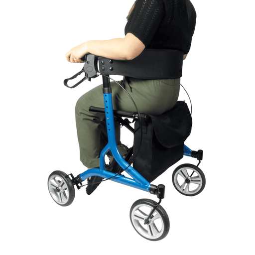 Rollator de 5,6kg con frenos de pastilla y ruedas grandes de 20cm
