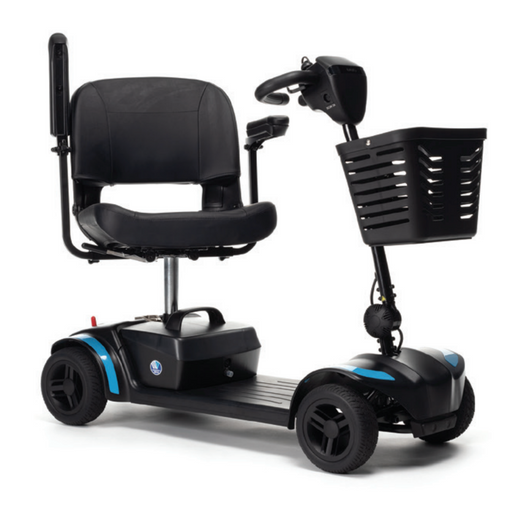 Scooter eléctrico desmontable para transporte con asiento giratorio 360º