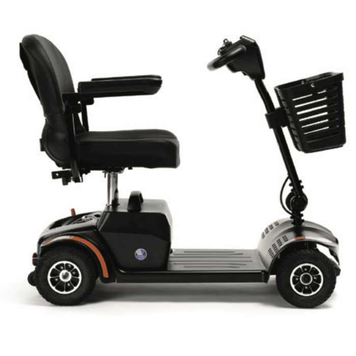 Scooter con ruedas neumáticas y batería 25 Ah de hasta 30km de autonomía