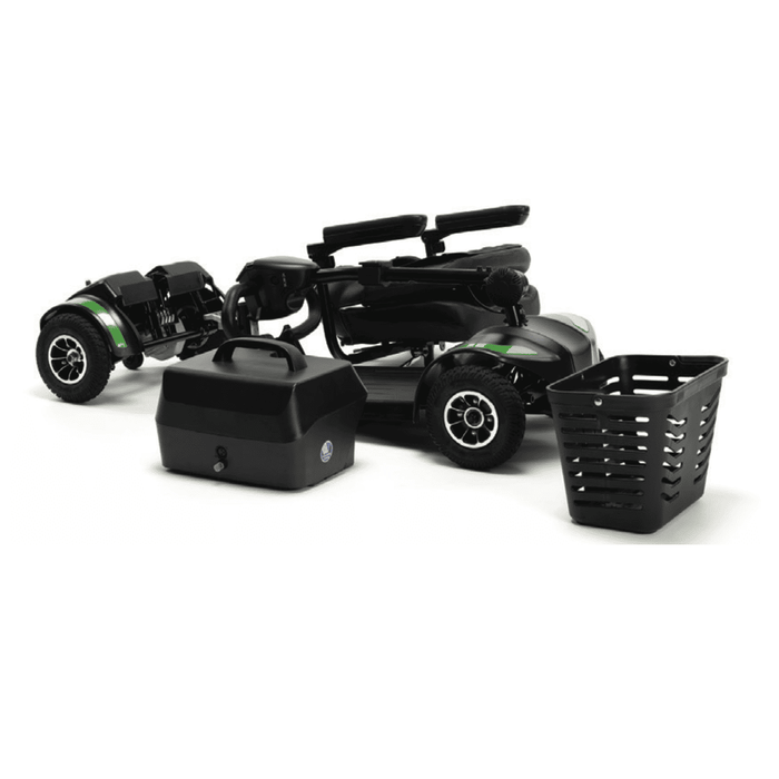 Scooter con ruedas neumáticas y batería 25 Ah de hasta 30km de autonomía