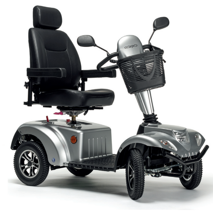 Scooter eléctrica con ruedas neumáticas y suspensión baja de gran agarre