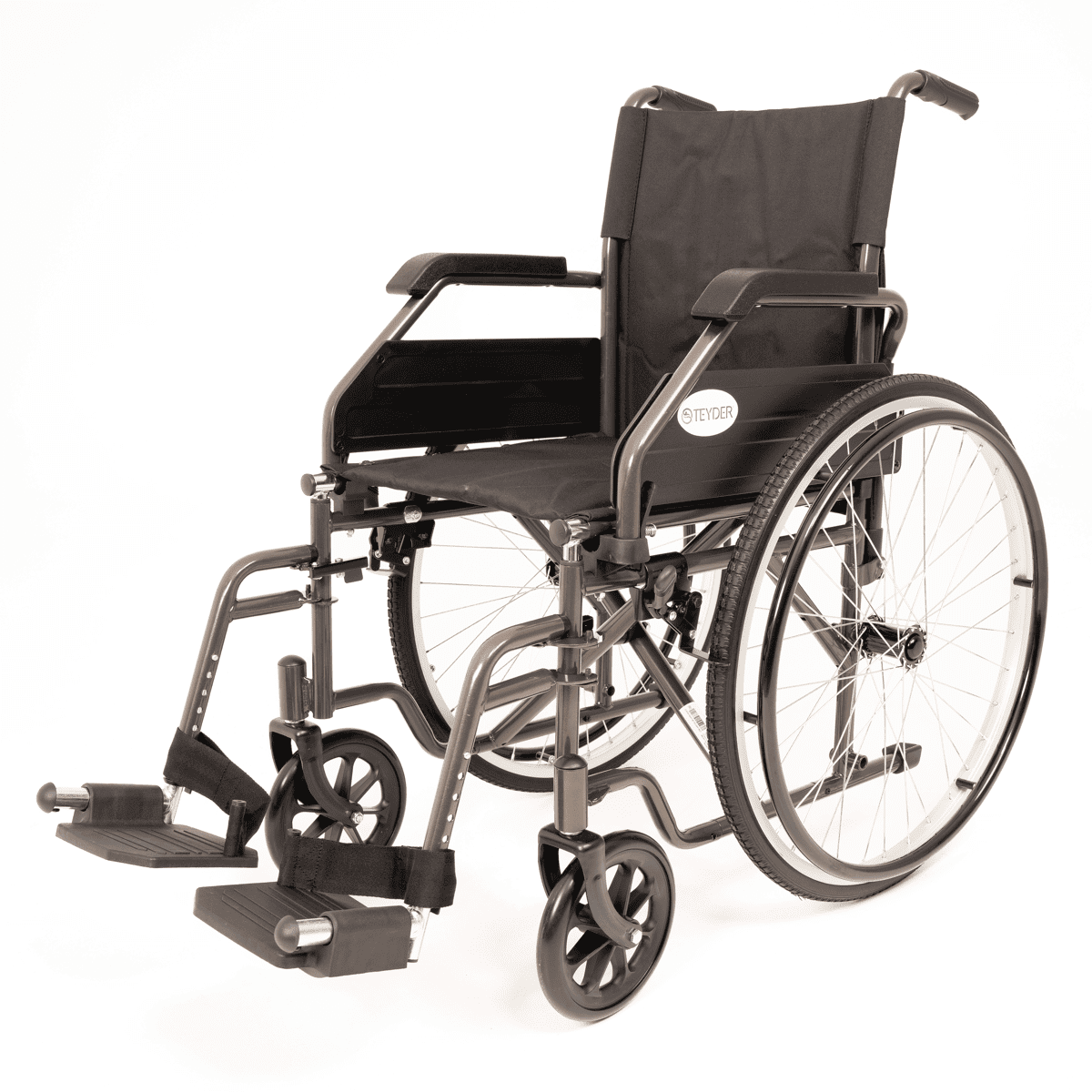 Silla de ruedas plegable Rambla 600 con ruedas grandes con extracción rápida