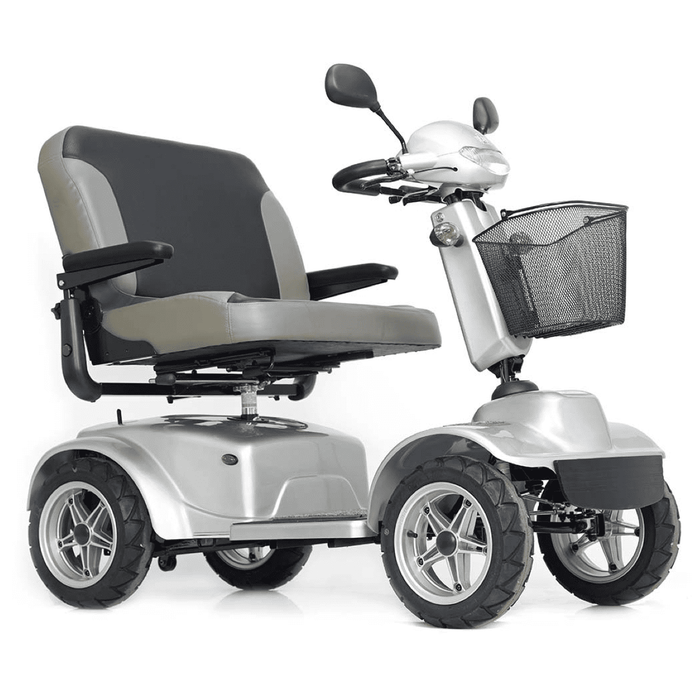 Scooter eléctrico Dakar 2 para 2 personas con ruedas grandes y asineto amplio