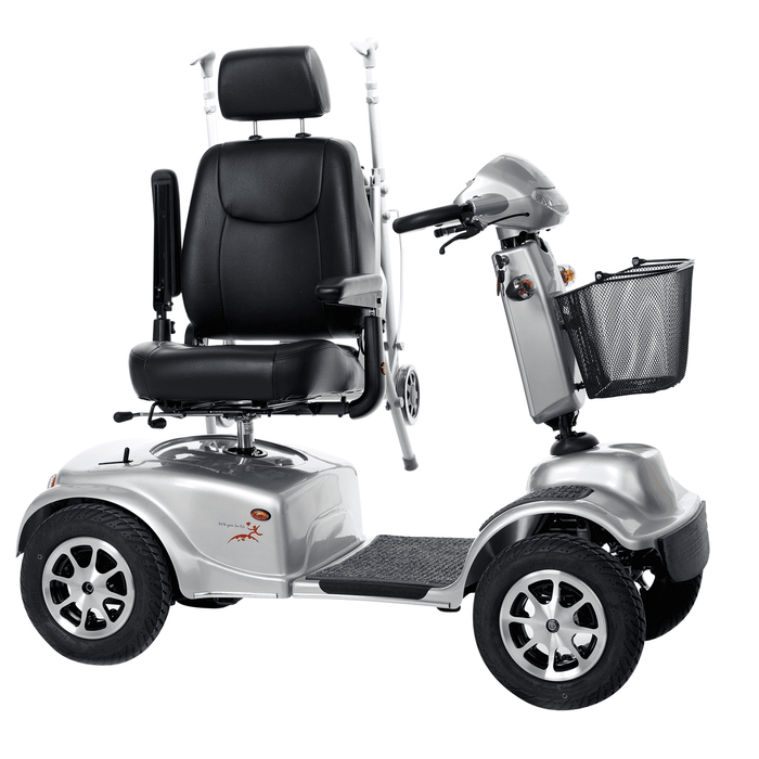 Scooter eléctrico Dakar 2 para 2 personas con ruedas grandes y asineto amplio