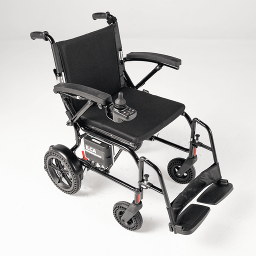 Silla Ilca eléctrica plegable ultra ligera perfecta para movilidad interior por tener un ancho de 55cm