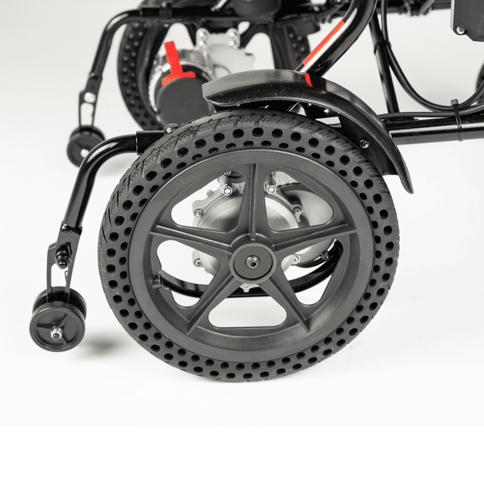 Silla Ilca eléctrica plegable ultra ligera perfecta para movilidad interior por tener un ancho de 55cm