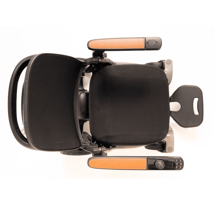 Silla eléctrica ligera y plegable con joystick, asistente de voz y bluetooth