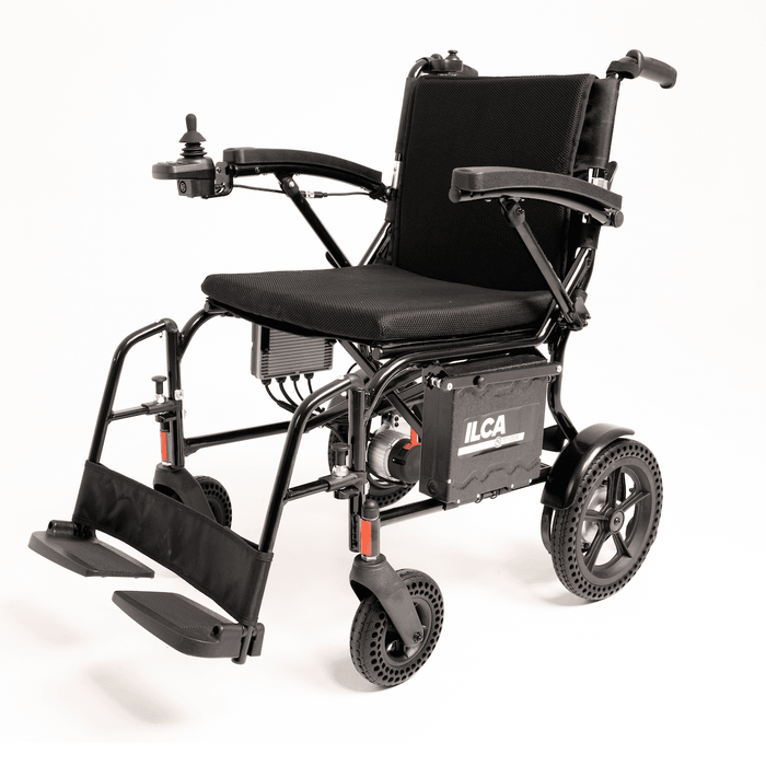 Silla eléctrica ultra ligera con mando de acompañante