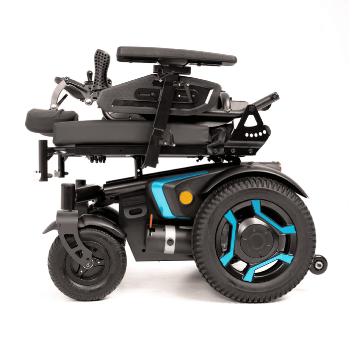 Silla eléctrica con respaldo reclinable y asiento basculante estrecha