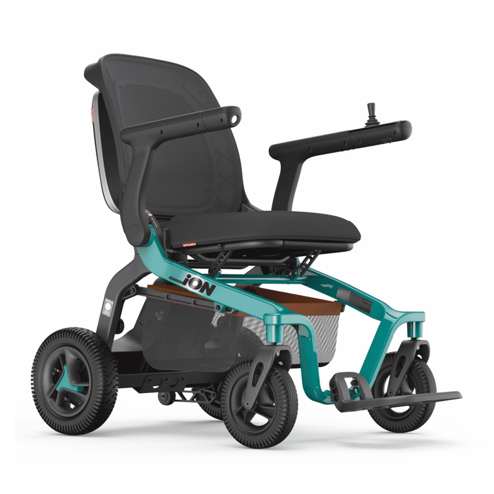 Silla eléctrica ligera y plegable con joystick, asistente de voz y bluetooth