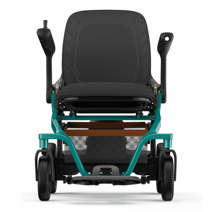 Silla eléctrica ligera y plegable con joystick, asistente de voz y bluetooth