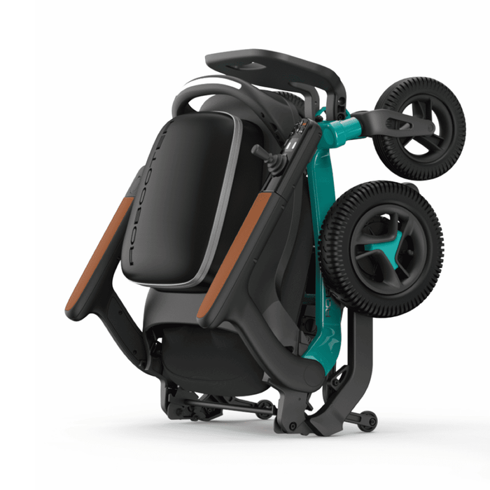 Silla eléctrica ligera y plegable con joystick, asistente de voz y bluetooth