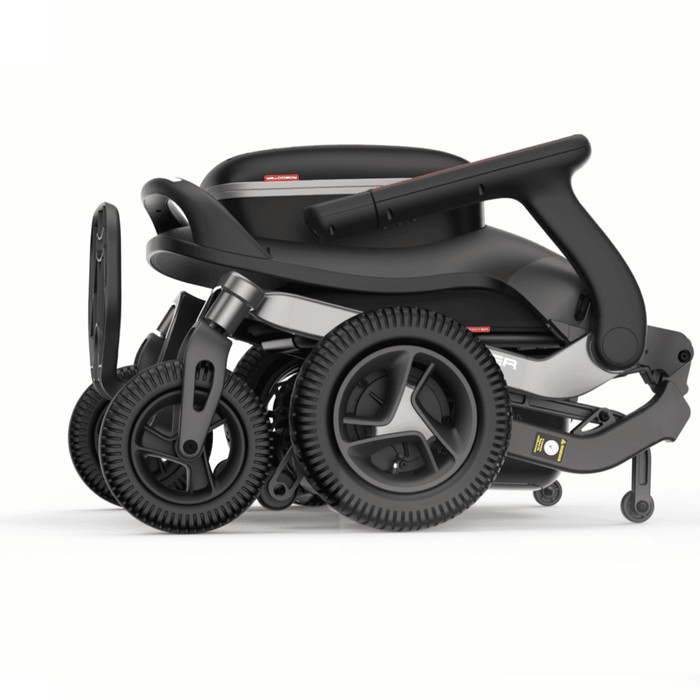 Silla eléctrica ligera y plegable con joystick, asistente de voz y bluetooth