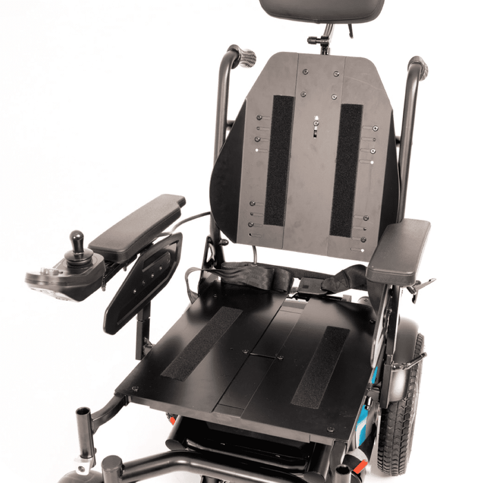 Silla eléctrica con respaldo reclinable y asiento basculante estrecha