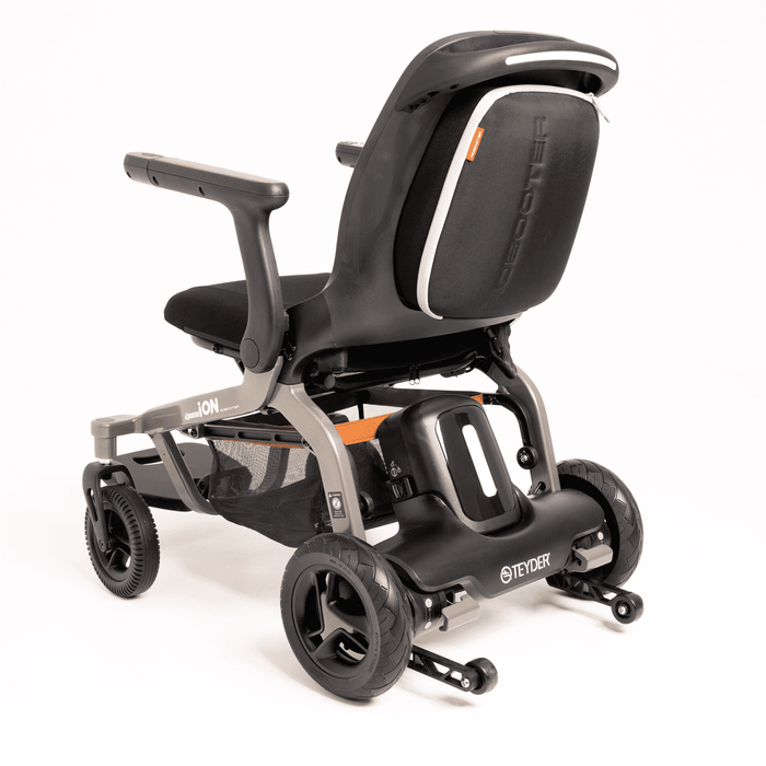 Silla eléctrica ligera y plegable con joystick, asistente de voz y bluetooth