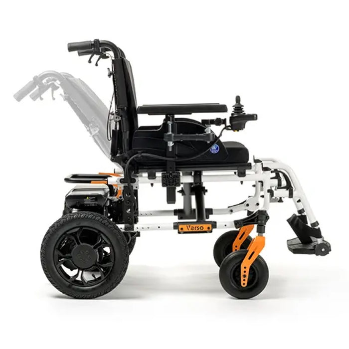Silla de ruedas eléctrica plegable con batería extraíble para aumentar la autonomía