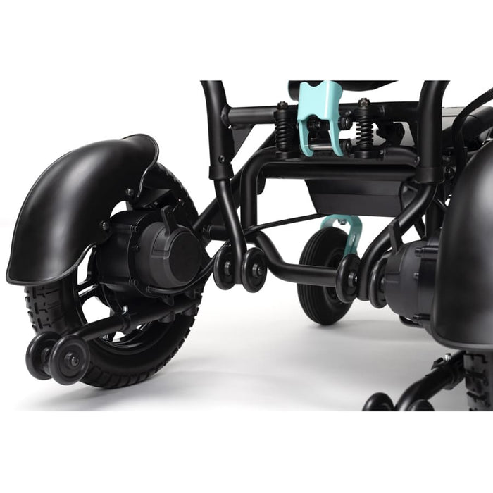 Silla de ruedas eléctrica ultraligera de 25kg plegable compacta ideal para viajar