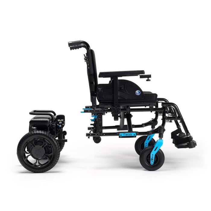 Silla de ruedas eléctrica plegable con batería extraíble para aumentar la autonomía