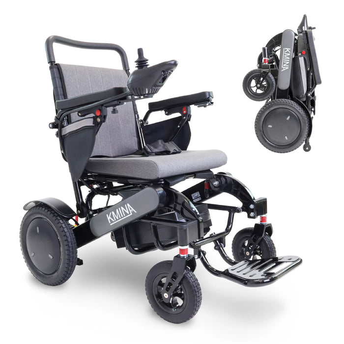 Silla de ruedas eléctrica K10074 plegable y ligera de 25kg con motores de 350W