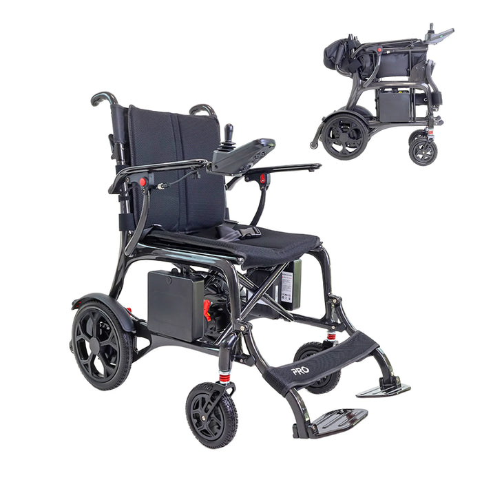 Silla de Ruedas Eléctrica de Fibra Carbono