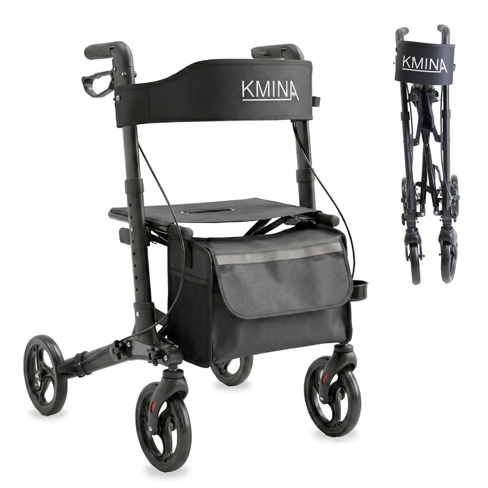 Andador para Personas Mayores con Asiento y Cesta Plegable ADVANCE