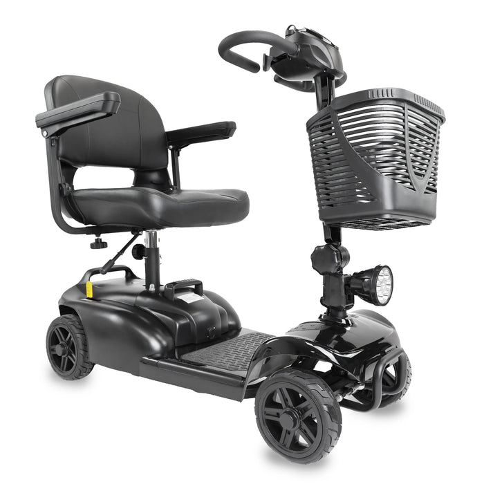 Scooter eléctrica desmontable para adultos con asiento acolchado giratorio