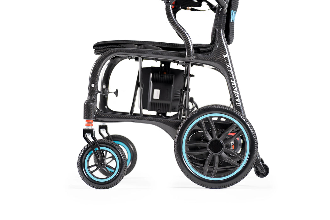 Silla de ruedas eléctrica I-Explorer Carbon X plegable y ultra ligera de 12kg