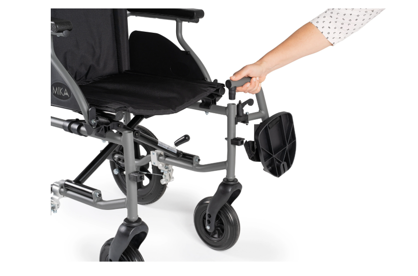 Silla de ruedas plegable de aluminio MIKA