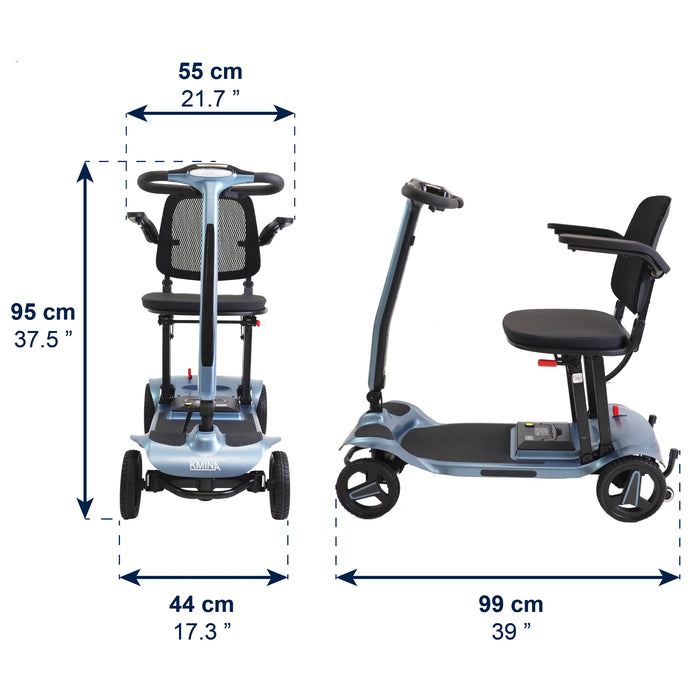 Scooter Ligero Eléctrico Plegable Magnesio para Adultos