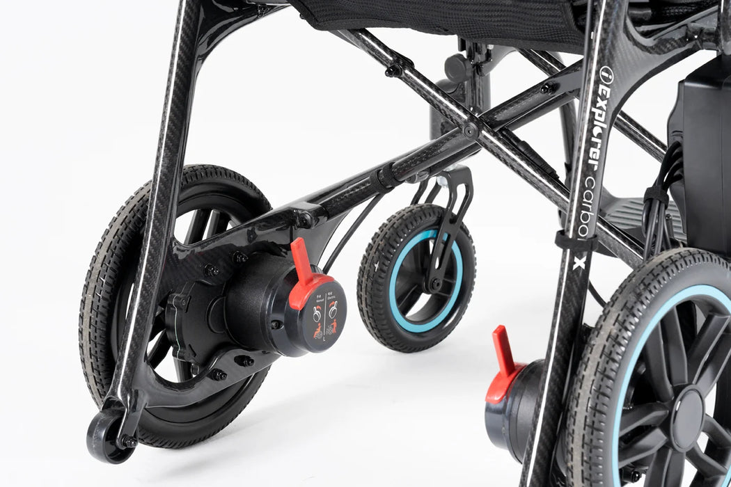 Silla de ruedas eléctrica I-Explorer Carbon X plegable y ultra ligera de 12kg